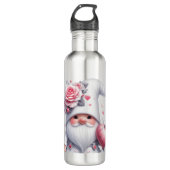 Saint Valentin Gnome Bouteille d'eau (Devant)