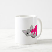 Saint Valentin Gray Kitty Mug (Devant droit)