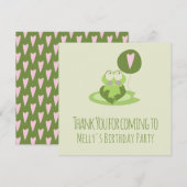Saint-Valentin Grenouille Anniversaire Merci (Devant / Derrière)