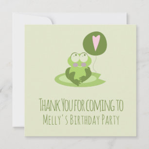 Saint-Valentin Grenouille Anniversaire Merci