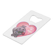 Saint-Valentin Hippopotame (Devant Angle)