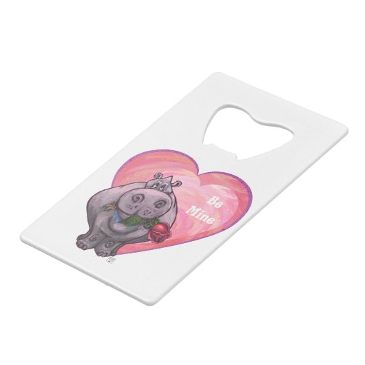 Saint-Valentin Hippopotame (Devant Angle)