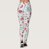 Saint-Valentin Icônes leggings (Dos)