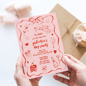 Saint-Valentin Invitation à thème de Saint-Valenti