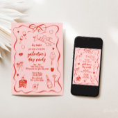 Saint-Valentin Invitation à thème de Saint-Valenti