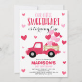 Saint-Valentin Invitation Anniversaire Chéri Camio (Devant)