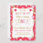 Saint Valentin Invitation Anniversaire Little Swee (Devant)