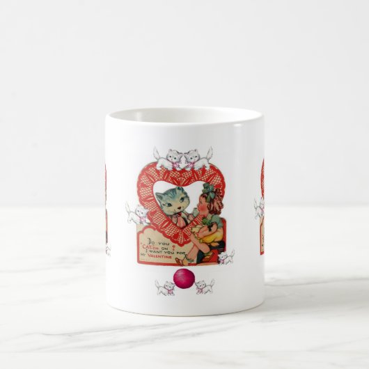 Saint Valentin Kittens Mugs (Centre)