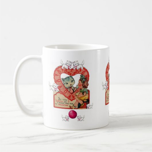 Saint Valentin Kittens Mugs (Gauche)