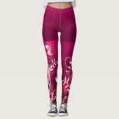 Saint Valentin Leggings Votre nom Pantalon de Yoga (Devant)
