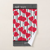 Saint Valentin, mariage (Serviette à main)
