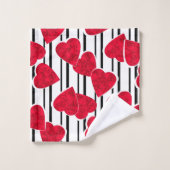 Saint Valentin, mariage (Gant de toilette)