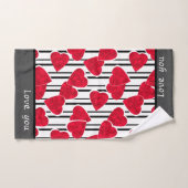 Saint Valentin, mariage (Serviette à main)