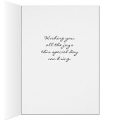 Saint Valentin Mariage, Psaume 37:4 Verse (Intérieur (Droit))