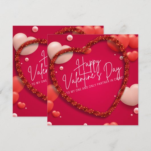 Saint Valentin merci Dieu (Devant / Derrière)