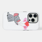 Saint Valentin mignon Je t'aime coeur (Verso Horizontal)