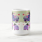 Saint Valentin mouton envoyant l'amour Mug en céra (Centre)