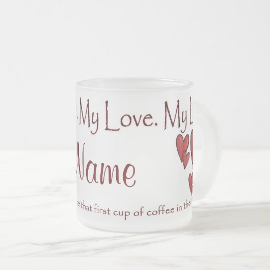 Saint Valentin Mug (3) - Personnaliser (Devant droit)