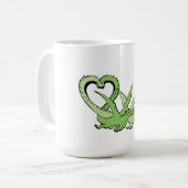 Saint Valentin Mug Dragons Couple Tail of Heart (Devant gauche)