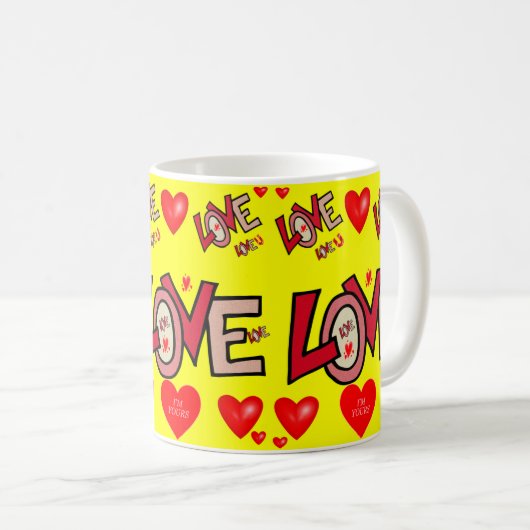 Saint Valentin Mug Mugs (Devant droit)