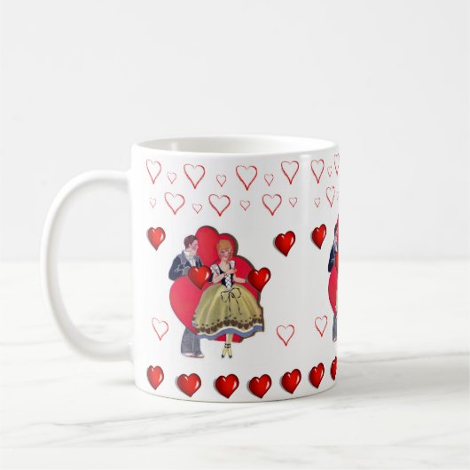 Saint Valentin Mug Mugs (Gauche)