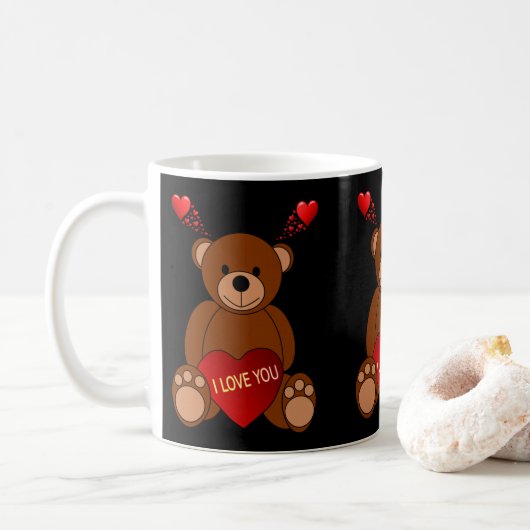 Saint Valentin Mug Mugs (Avec donut)