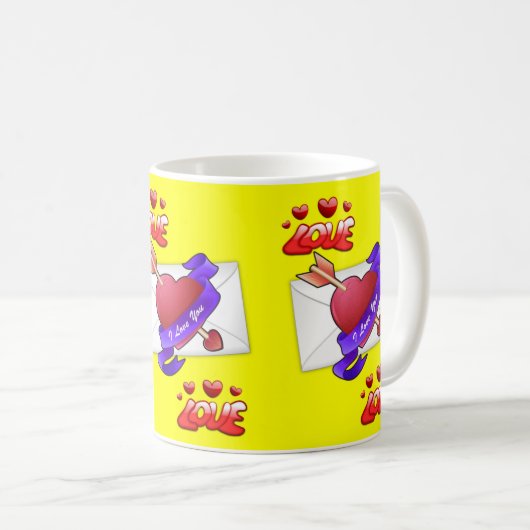Saint Valentin Mug Mugs (Devant droit)