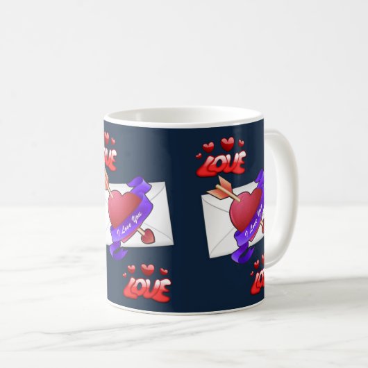 Saint Valentin Mug Mugs (Devant droit)