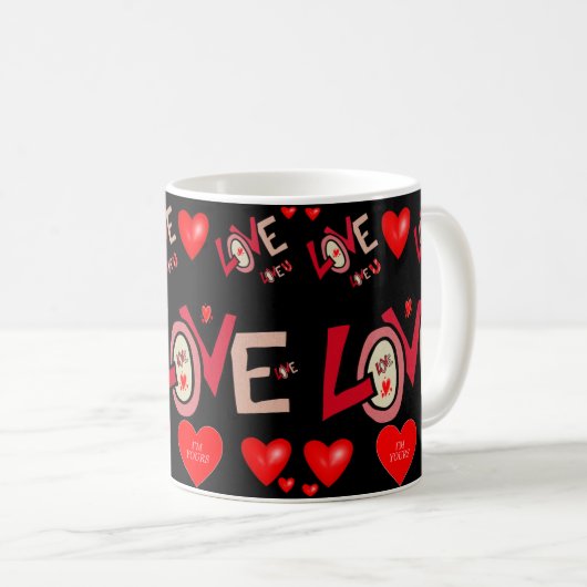 Saint Valentin Mug Mugs (Devant droit)