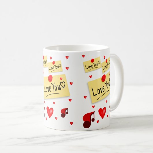 Saint Valentin Mug Mugs (Devant droit)