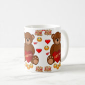 Saint Valentin Mug Mugs (Devant droit)