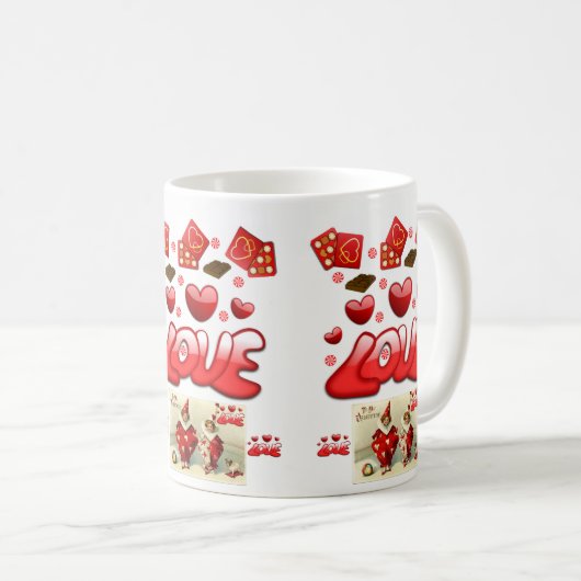 Saint Valentin Mug Mugs (Devant droit)