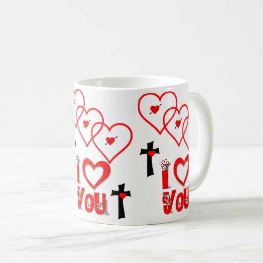 Saint Valentin Mug Mugs (Devant droit)