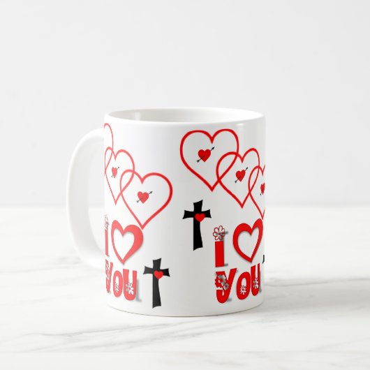 Saint Valentin Mug Mugs (Devant gauche)