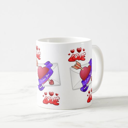 Saint Valentin Mug Mugs (Devant droit)