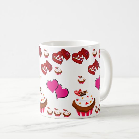 Saint Valentin Mug Mugs (Devant droit)