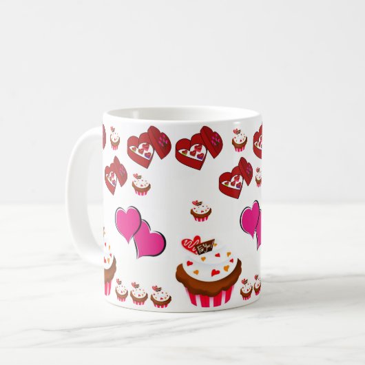 Saint Valentin Mug Mugs (Devant gauche)