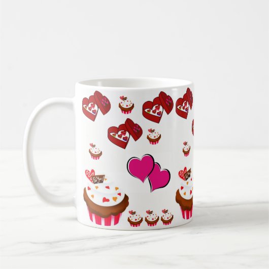 Saint Valentin Mug Mugs (Gauche)