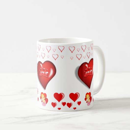 Saint Valentin Mug Mugs (Devant droit)