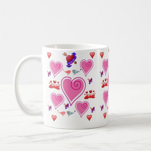 Saint Valentin Mug Mugs (Gauche)
