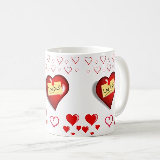 Saint Valentin Mug Mugs (Devant droit)
