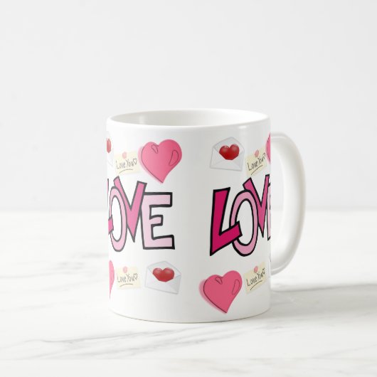 Saint Valentin Mug Mugs (Devant droit)