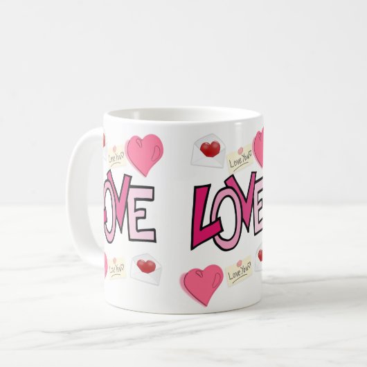 Saint Valentin Mug Mugs (Devant gauche)