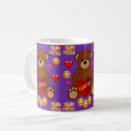 Saint Valentin Mug Mugs (Devant gauche)