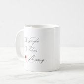Saint Valentin Mug - Relation Statut Cadeau (Devant gauche)