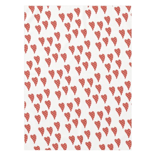 Saint Valentin Nappe Polkadot Coeurs (Devant)