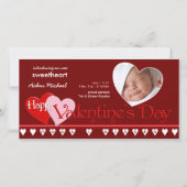 Saint Valentin - Nouveau Faire-part bébé (Devant)