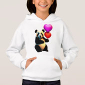 Saint Valentin, Panda & Heart Balloon, Saint Valen (Devant)