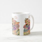 Saint-Valentin Penser Fiançailles Ring Mugs (Devant droit)