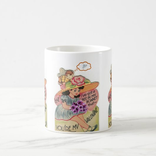 Saint-Valentin Penser Fiançailles Ring Mugs (Centre)